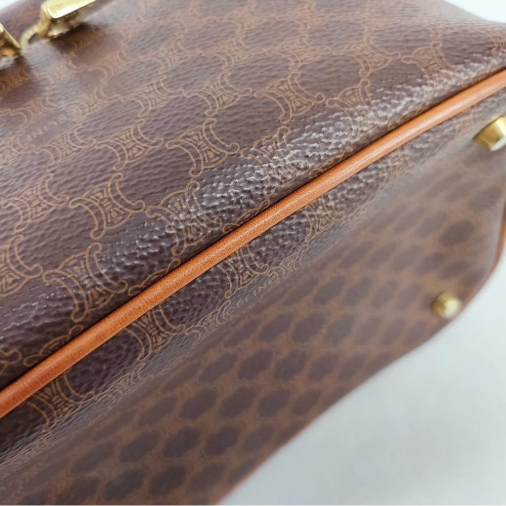 Celine Brown Patterned Vanity Bag - image 6
